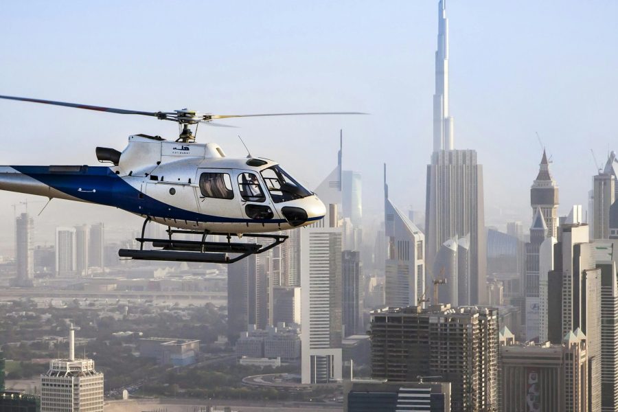 Falcon Pearl Helicopter Tour – 12 minute Ride (With Transfers)