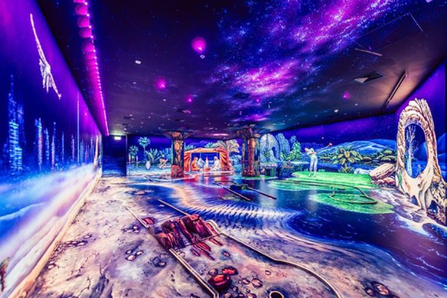 3D Blacklight Minigolf Dubai