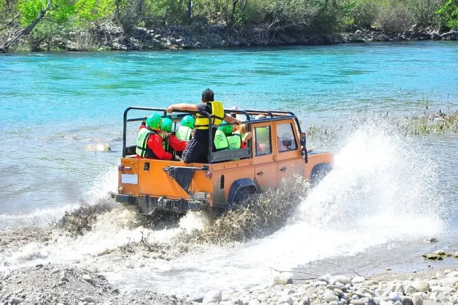 Marmaris Jeep Safari Tour With Waterfall and Water Fights