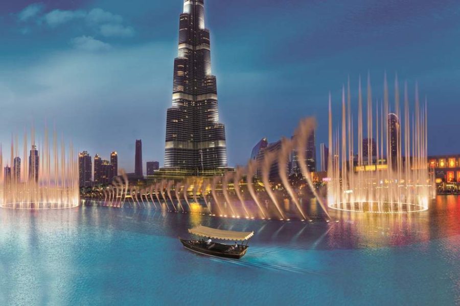 Dubai Fountain Lake Ride Ticket from Abu Dhabi