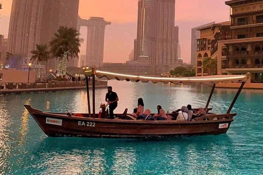 Dubai Fountain Show Lake Ride Ticket from Ras Al Khaimah